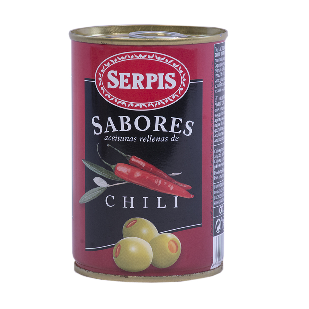 Azeitonas Recheadas com Pimenta El Serpis 300G