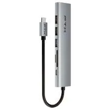 Adaptador Ftx USB-C/HDMI/USB-C/USB2.0/USB3.0/SD/TF