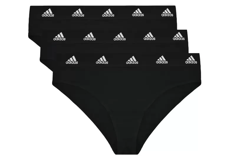 Ropa Interior Femenina Adidas 3PCS Negro Tam. P