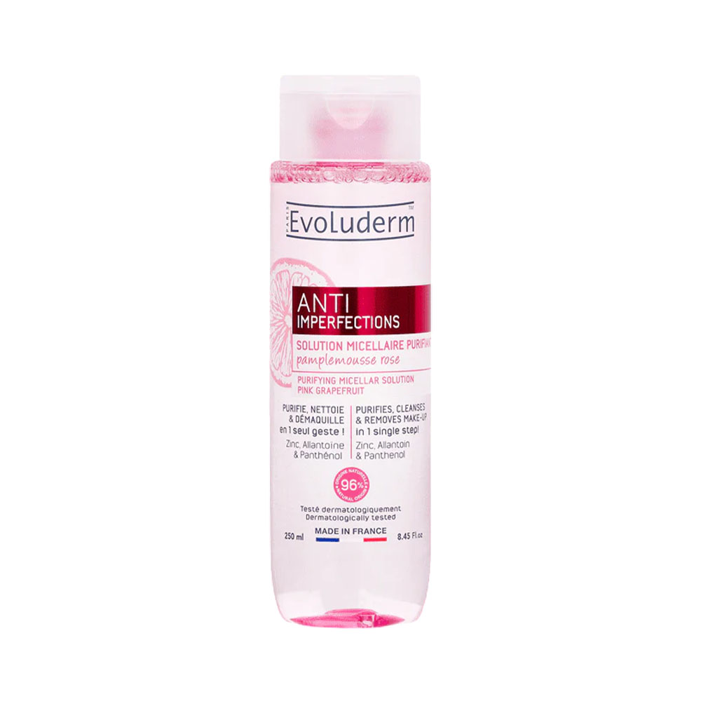 Água Micelar Evoluderm Anti-Imperfeições Purificante 250ml