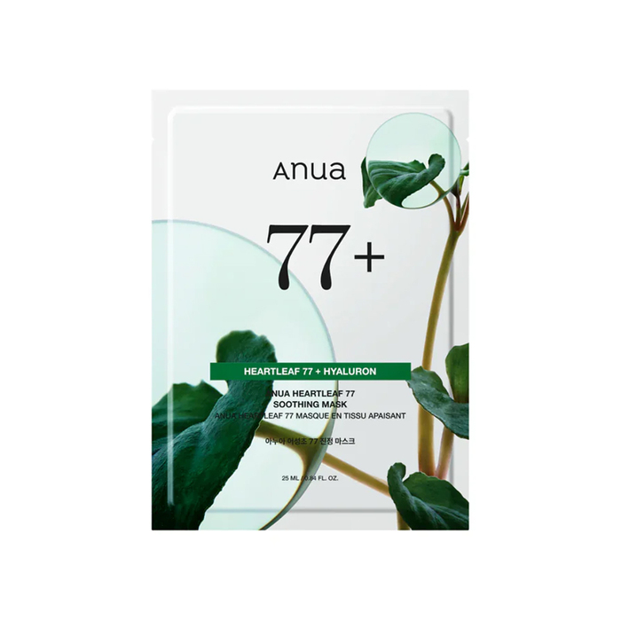 Máscara Facial Anua Heartleaf 77+Hyaluron 25ml