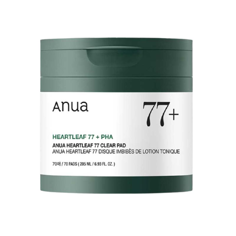 Pads Tonificantes Anua Heartleaf 77+Pha Clear