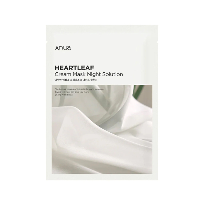 Máscara Noturna Anua Heartleaf Cream Solution 25ml