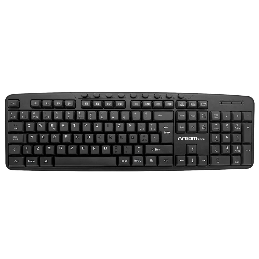Teclado Multimídia Argom Arg-Kb-7807 Preto