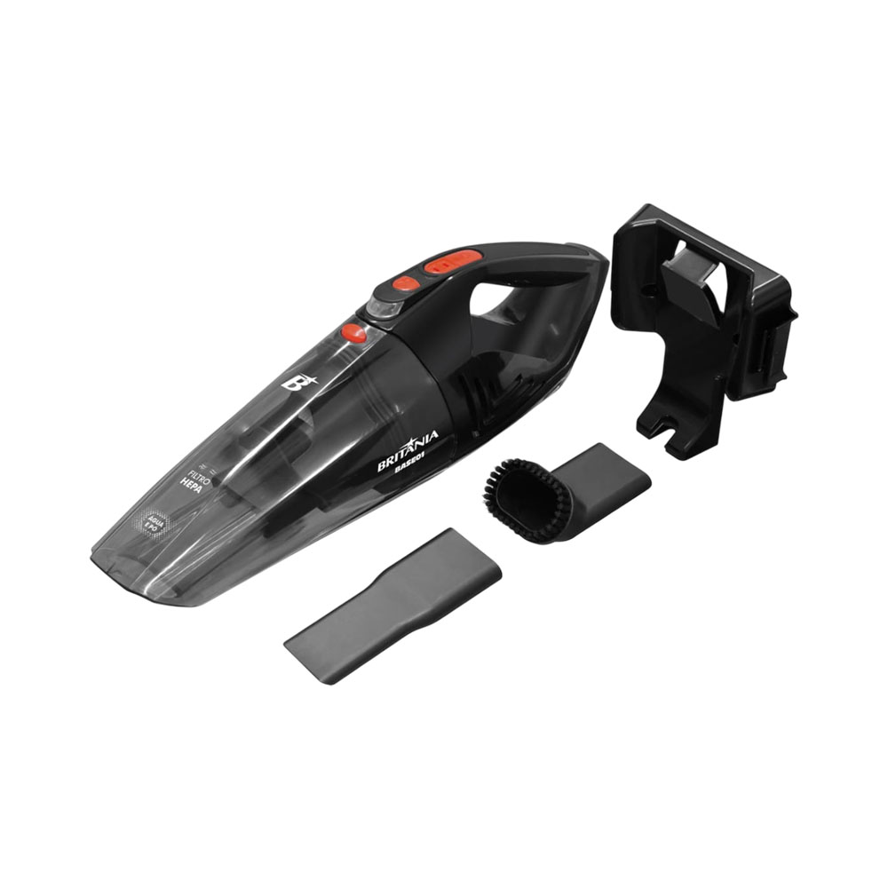 Aspirador Portátil Britania Base01 60W Bivolt Preto