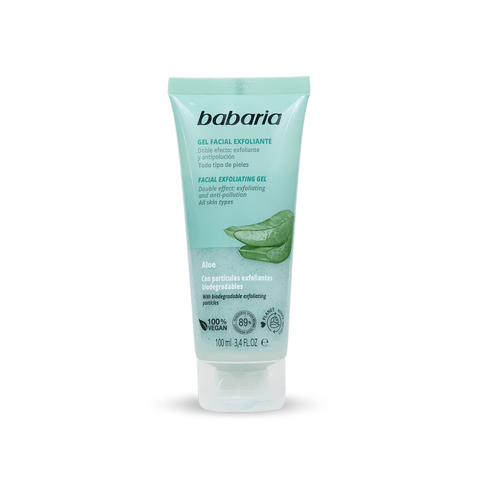 Gel Facial Esfoliante Babaria Aloe 100ml