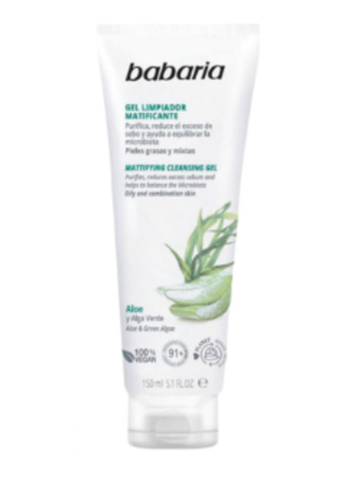 Gel Limpeza Facial Matificante Babaria 150ml