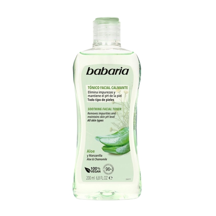 Tônico Facial Babaria Calmante Aloe 200ml