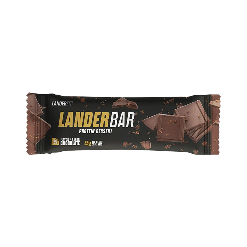 Barra de Proteína Landerfit Landerbar Chocolate 45GR