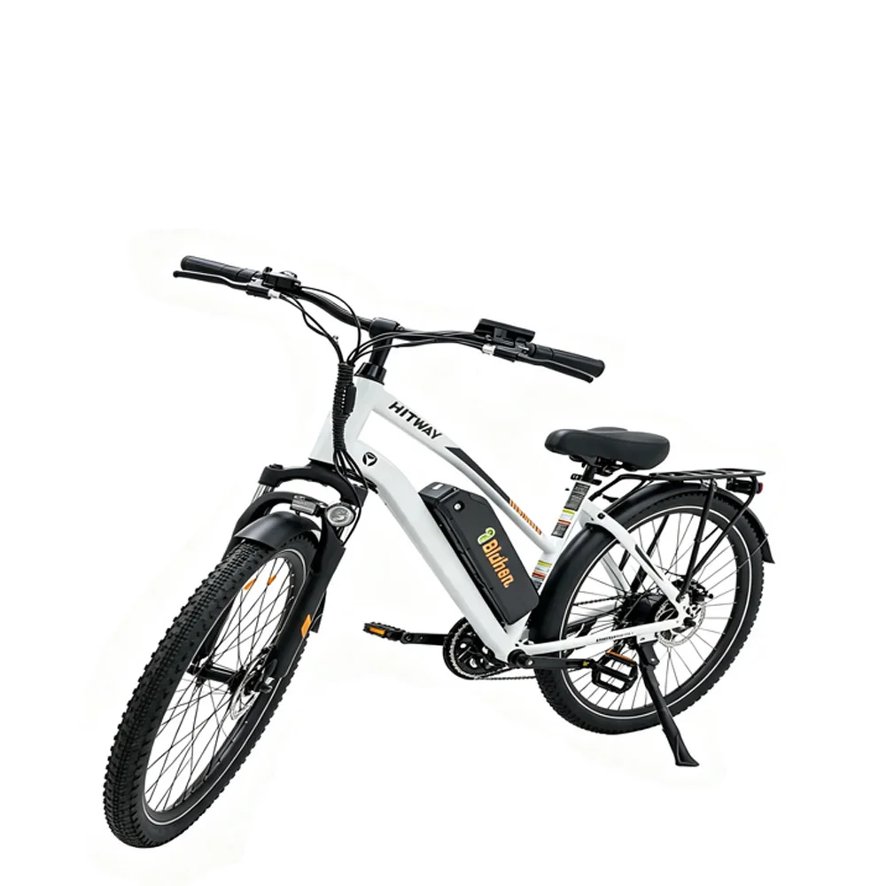 Bicicleta Elétrica Bluhan Bk27 28" 250W Branca