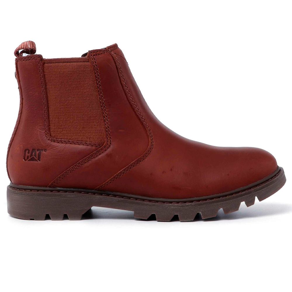 Bota Feminino Caterpillar Bruiser Chelsea 7 Marrom