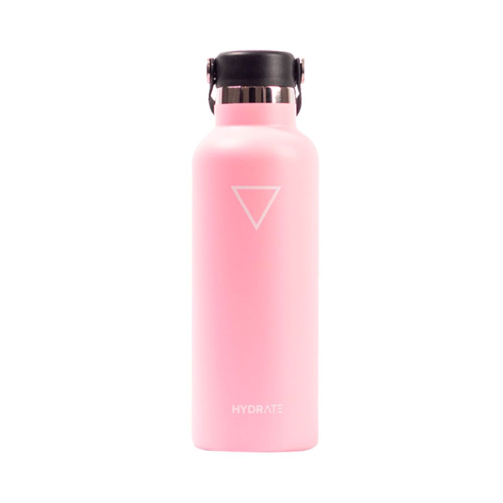 Garrafa Térmica Hydrate 600 Rosa Pastel 620ml