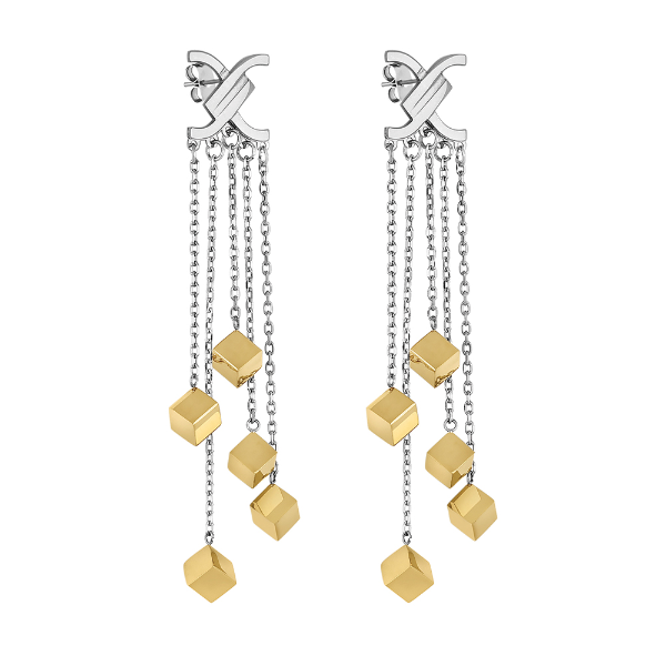 Brinco Feminino Daniel Klein Dkj.5.30012-3 Prata/Dourado