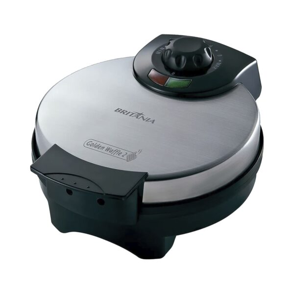 Waffle Britania Golden Waffle 850W Preto/Inox 110V/60Hz