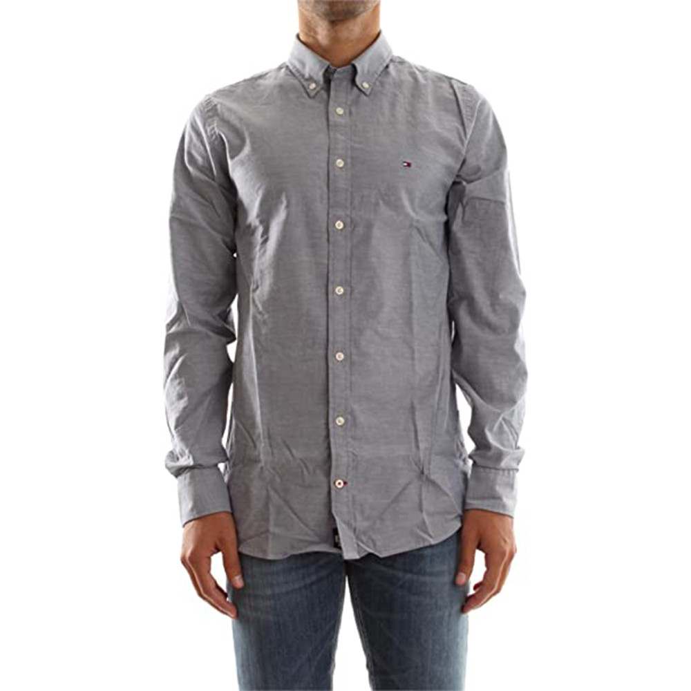 Camisa Tommy Hilfiger Masculino Xl Cinza Azulado