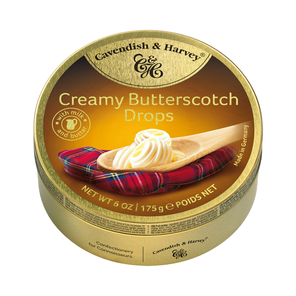 Balas Cavendish & Harvey Creamy Butterscotch Drops 175G