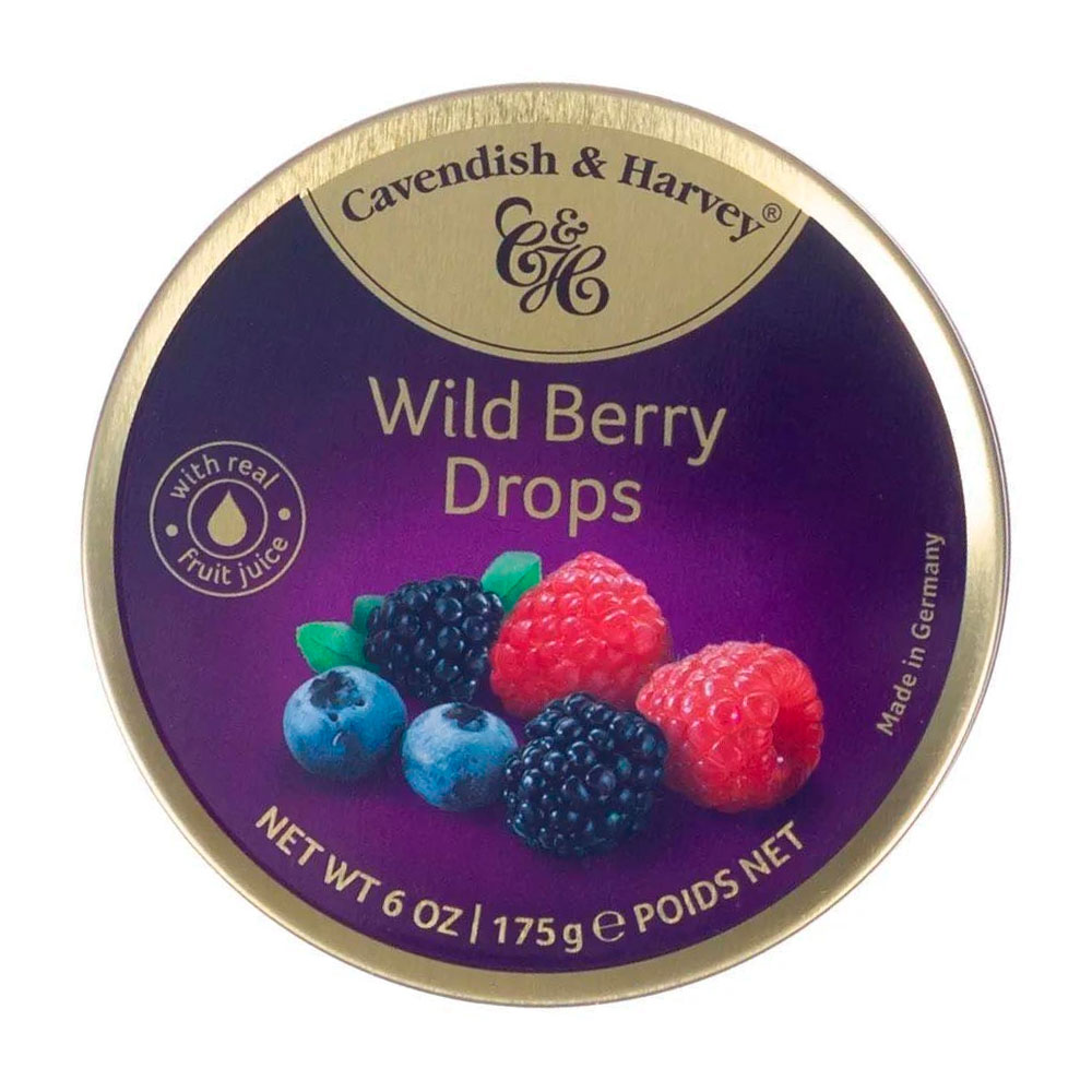Balas Cavendish & Harvey Wild Berry Drops 175G