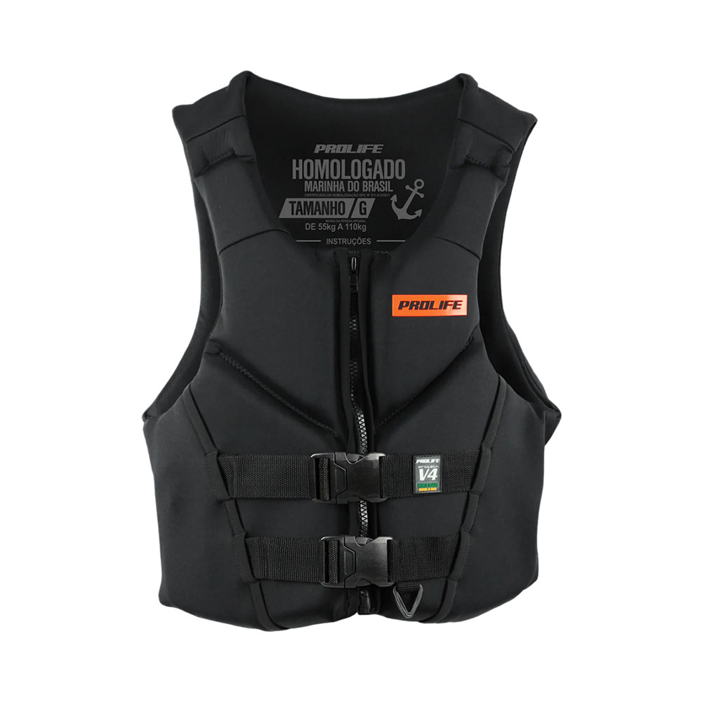 Colete Salva-vidas Prolife Protech V4 Laranja