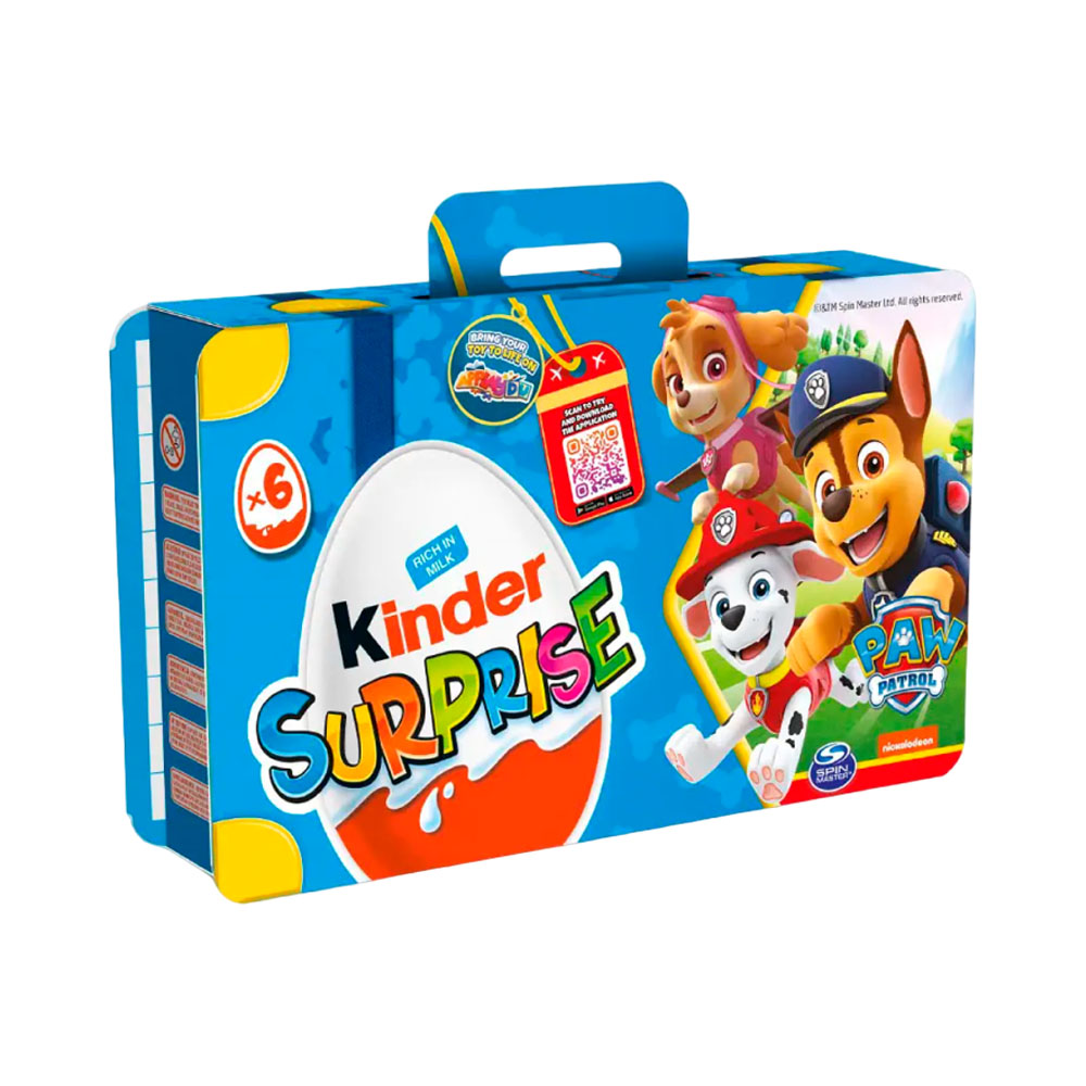 Chocolate Kinder Ovo Patrulha Canina 6x120gr