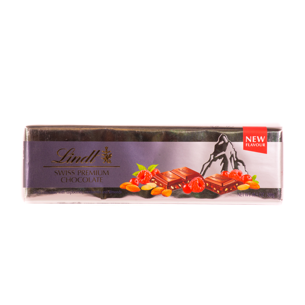Chocolate Amargo Premium Berry Almond Lindt 300G