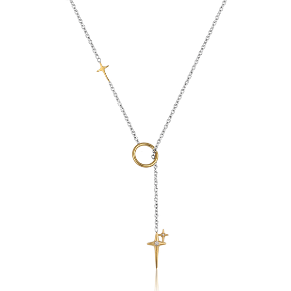 Colar Feminino Daniel Klein Dkj.15.20002-3 Prata/Dourado