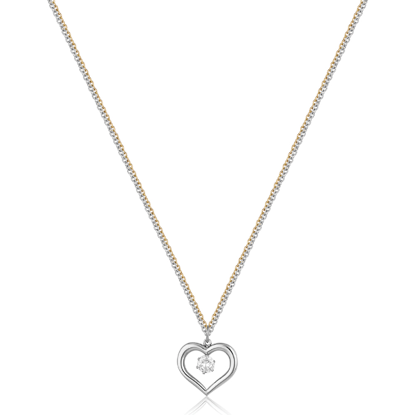 Colar Feminino Daniel Klein Dkj.3.20012-3 Prata/Dourado