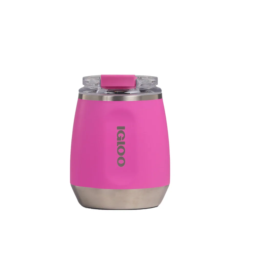 Copo Térmico Igloo Wine Tumbler Rosa 300ml