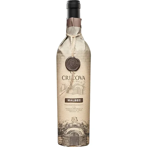 Vinho Seco Cricova Serie Papyrus Malbec 750ml