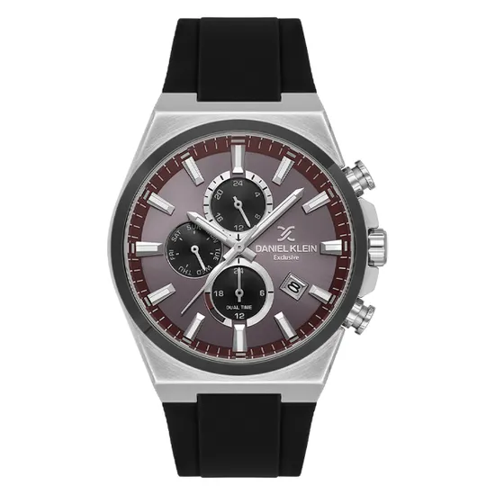 Daniel Klein Reloj Masc DK.1.14348-5 Vino/negro