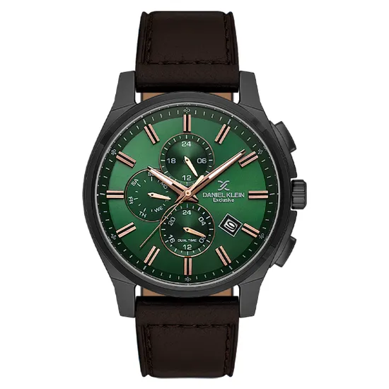 Daniel Klein Reloj Masc DK.1.14349-6 Verde/marron