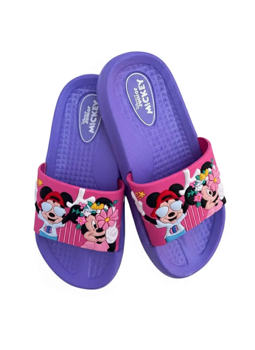 Tênis Disney Minnie Dns074 Roxo Tam. 31