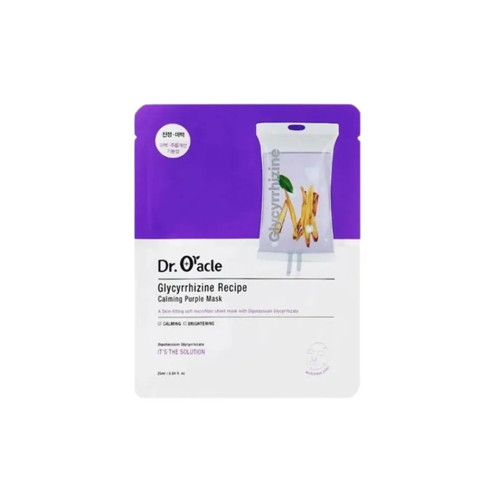 Máscara Dr. Oracle Glycyrrhizin Recipe Calming Purple