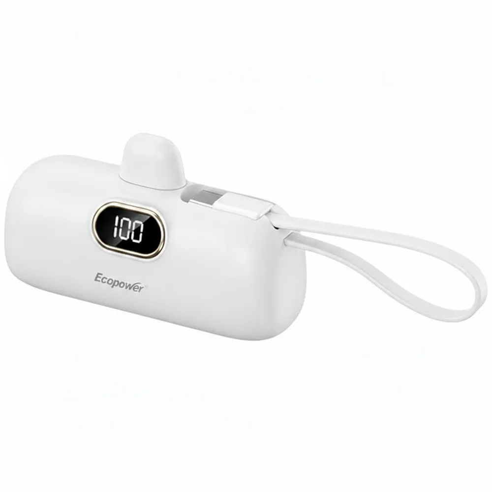 Power Bank Ecopower Ep-C873 5200mAh Branco