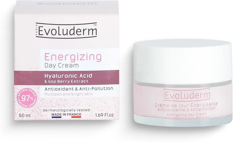 Creme Energizante Facial Evoluderm com Ácido Hialurônico