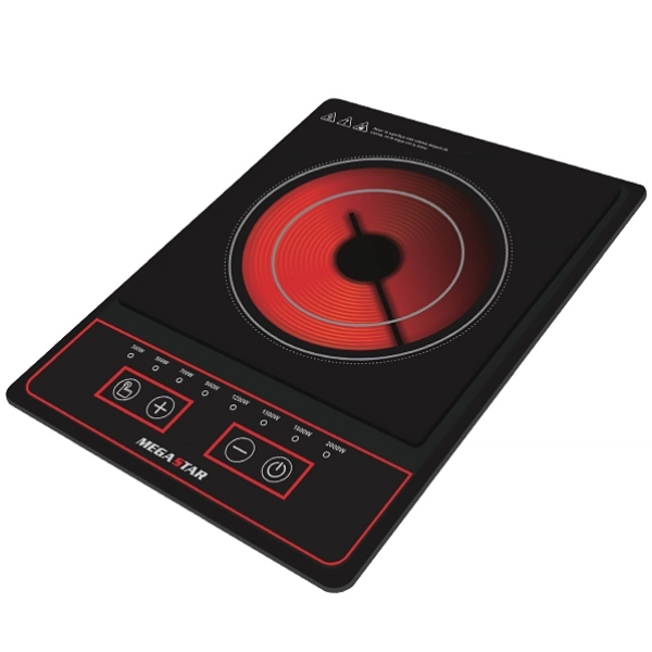 Fogareiro Infravermelho Megastar Er68 2000W 220V Preto