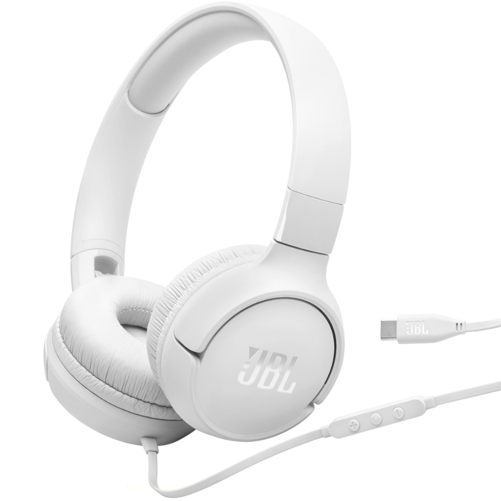 Fones de Ouvido Jbl Tune 520C USB-C Branco