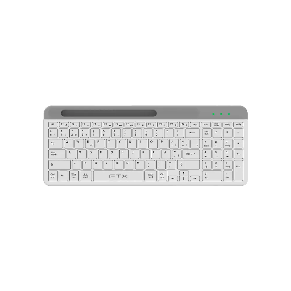 Teclado Ftx Ftxb105 Wireless Port Blanco