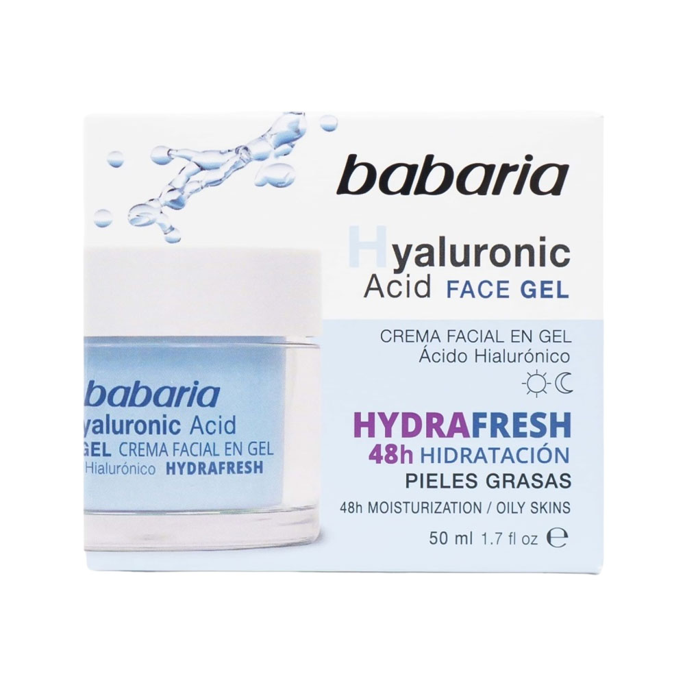 Gel Facial Babaria Hyaluronic Acid HydraFresh 50ml