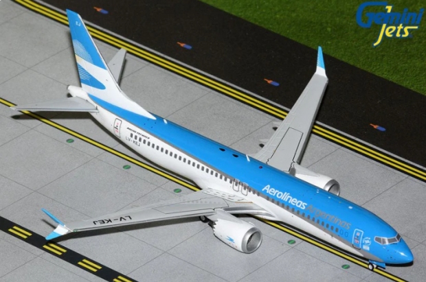 Avião Gemini Jets Aerolineas Argentinas B737 Max