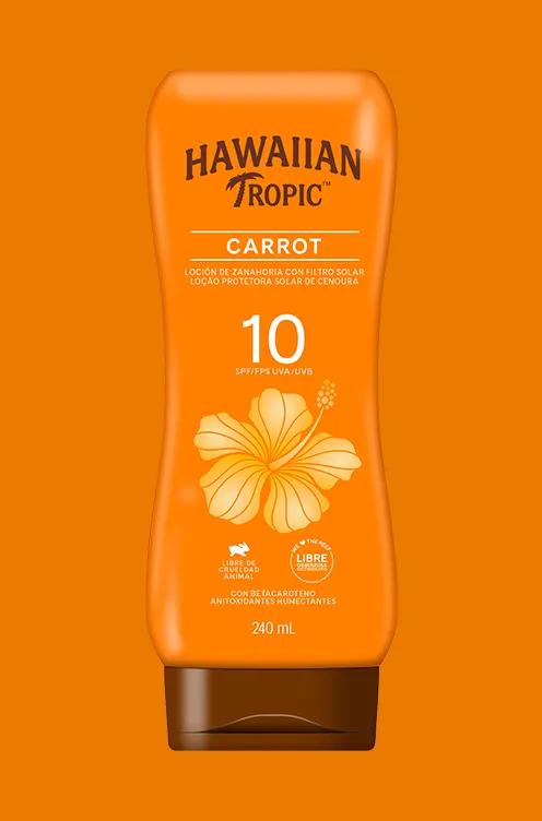 Protetor Solar Hawaiian Tropic Carrot Spf10 240ml