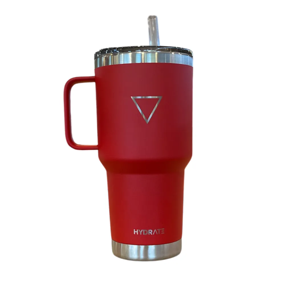 Garrafa Térmica Hydrate C/pajita 887ml Rojo