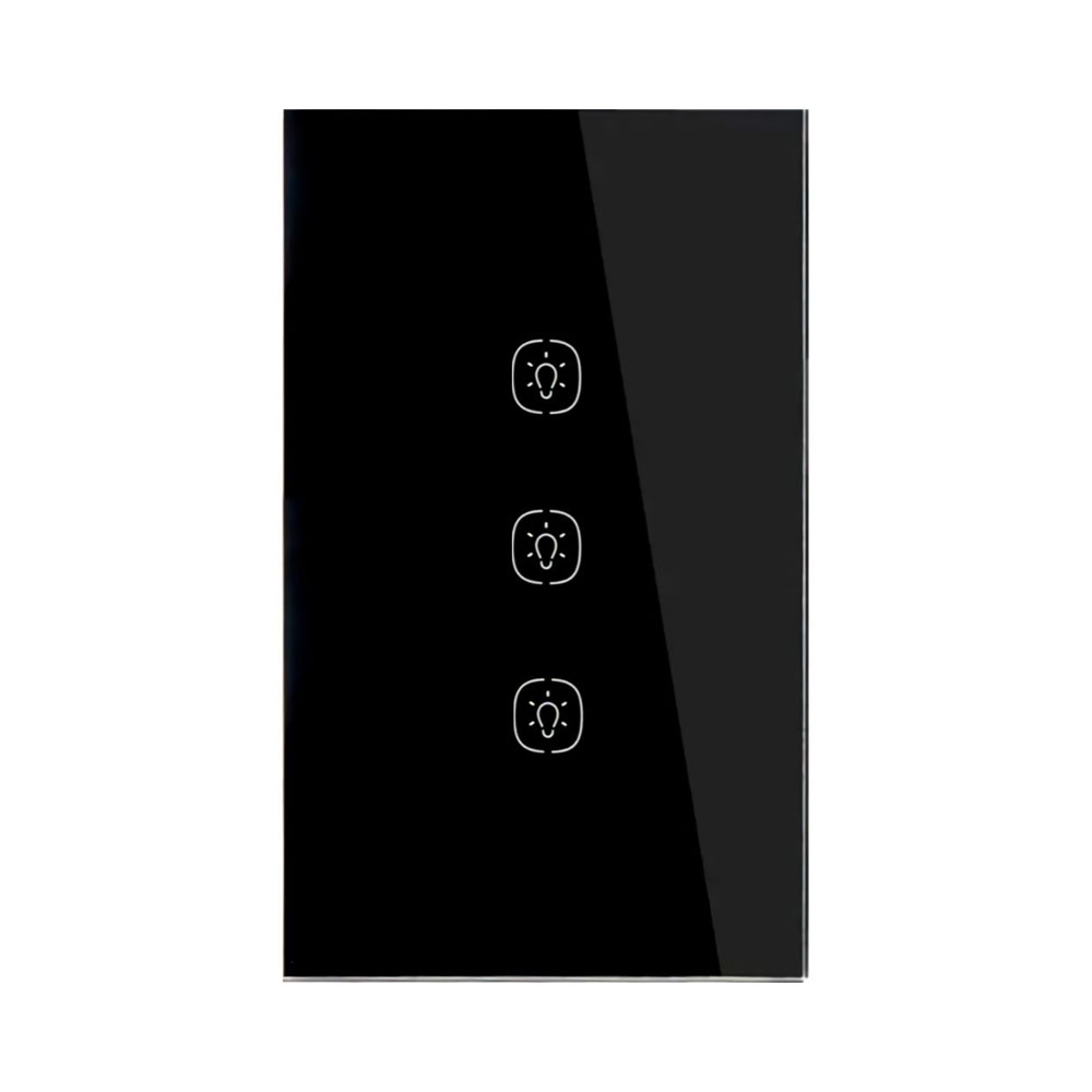 Interruptor Inteligente Homie HSS03TR Zibbee C3 Preto