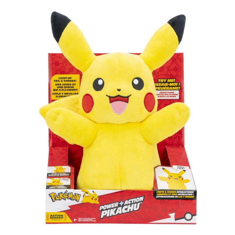 Pelúcia Jazwares Pokemon Pikachu Interativo 10"
