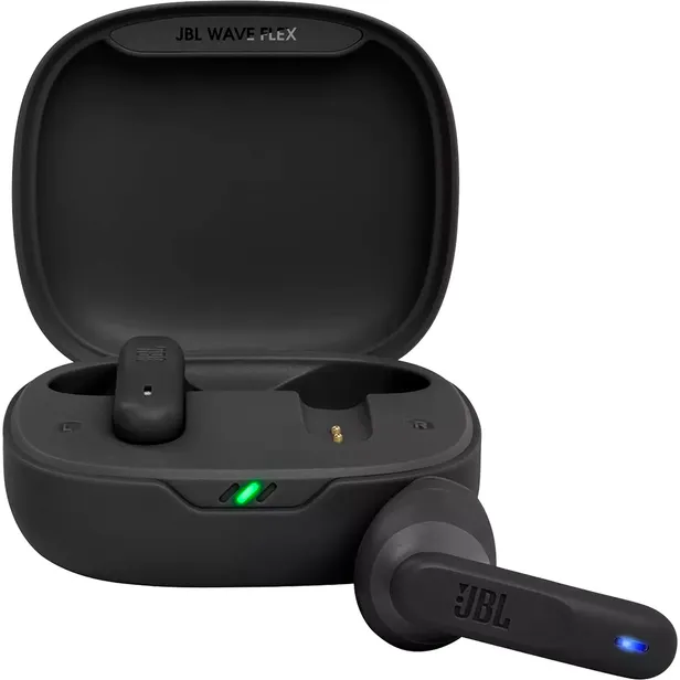 Fones de Ouvido Jbl Wave Flex Bluetooth Preto