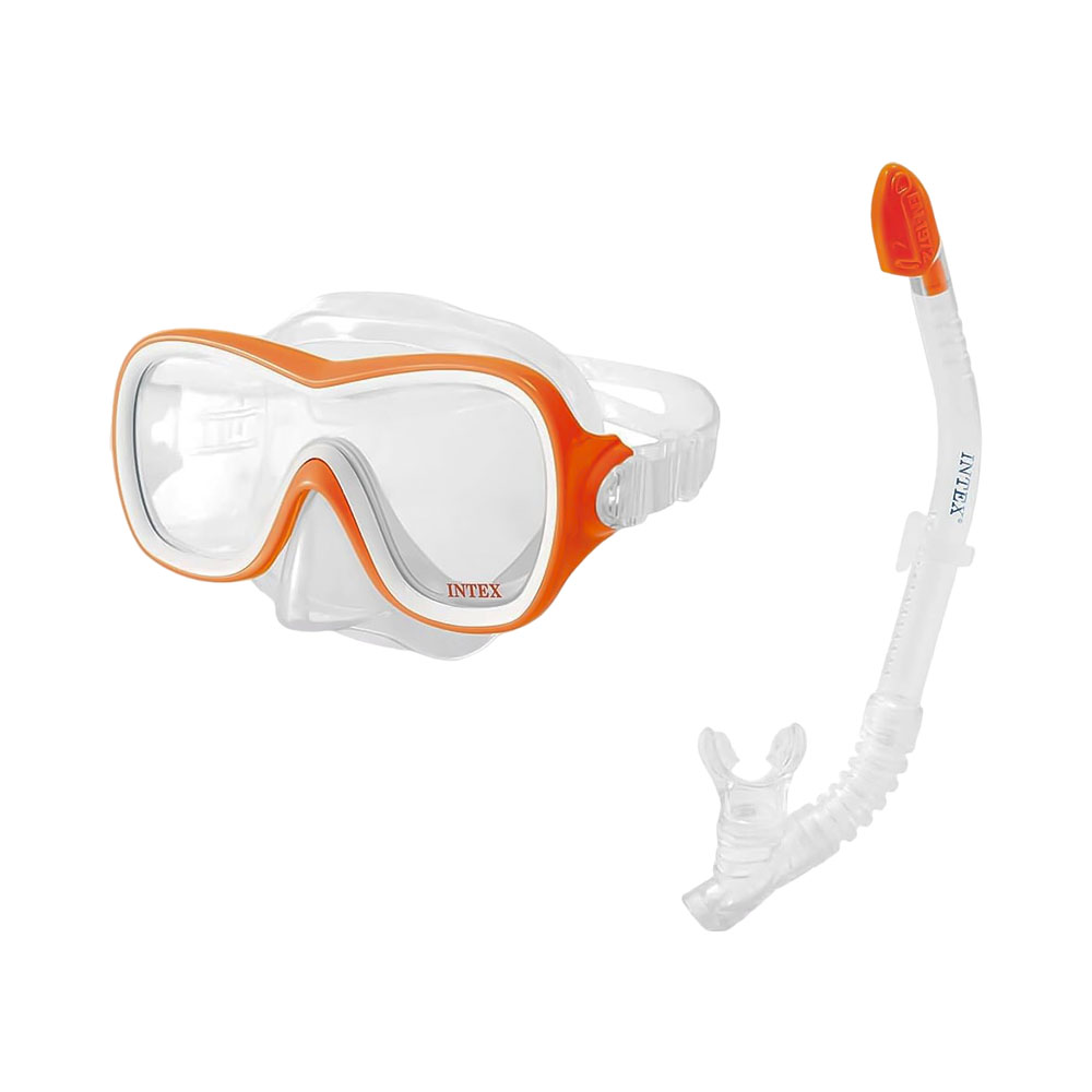 Kit de Mergulho Intex Wave Rider Transparente/Laranja
