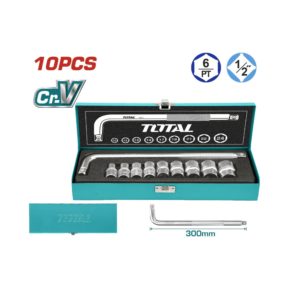 Kit de Dados Socket Thtl121101 10 Peças