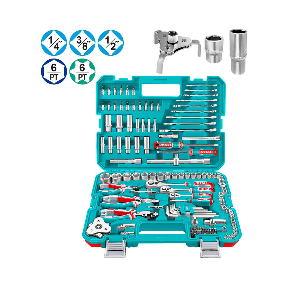 Kit de Ferramentas Total Thkthp21356 135 Peças