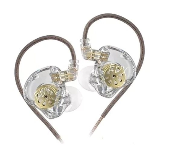 Fones de Ouvido Kz Auricular Edx Lite 3.5Mm Transparente