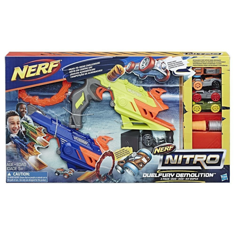 Brinquedo Lançador Hasbro Nerf Nitro Duelfury Demolition