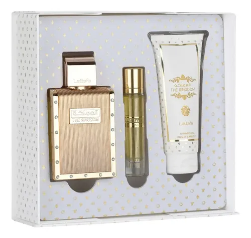 Perfume Lattafa The Kingdom Man 100ml+12ml+100ml